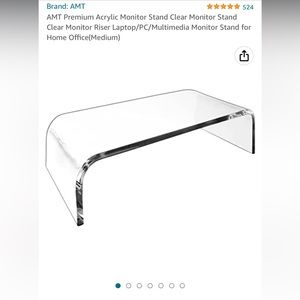 Acrylic Monitor stand